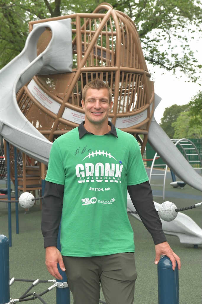 0012 Gronkowski Generic Image holding a football