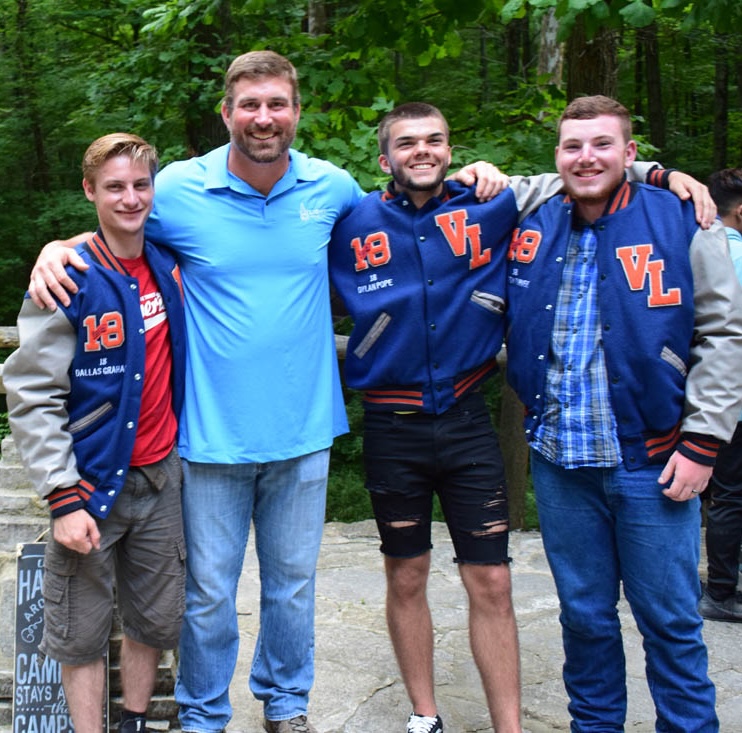 Matt Light with students from Darke-County-OH