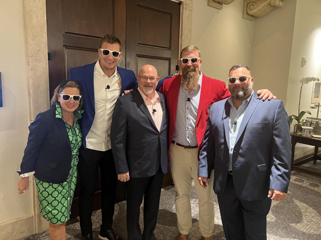 Gronk, Matt Light and the McCarthys from eMaxx